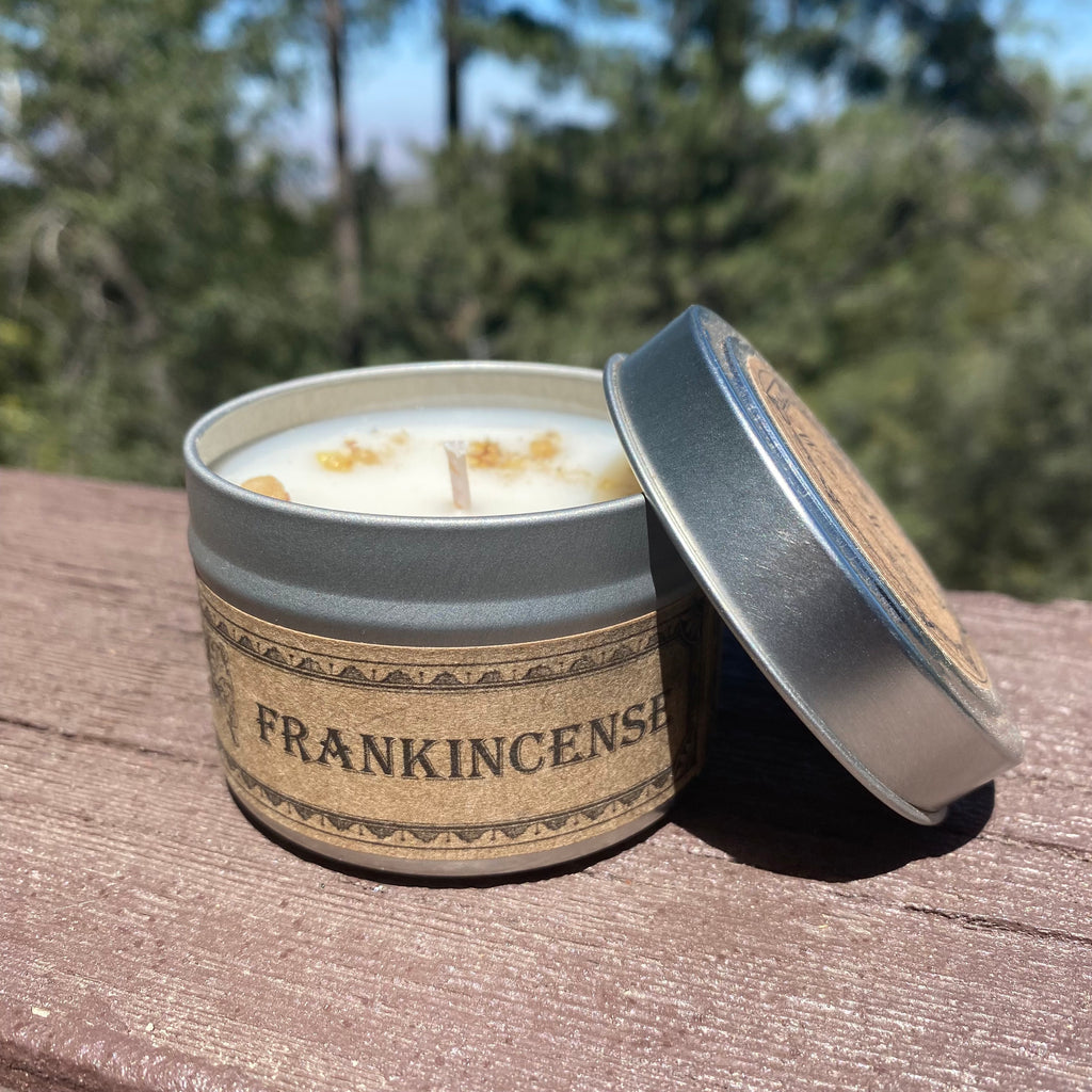 Frankincense Botanical Candle Travel Tin