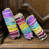 White Sage Rainbow Smudge Bundles