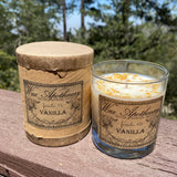 Vanilla 7 oz Botanical Candle in Scotch Glass