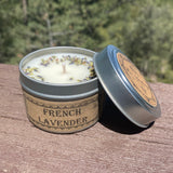 French Lavender Botanical Candle Travel Tin