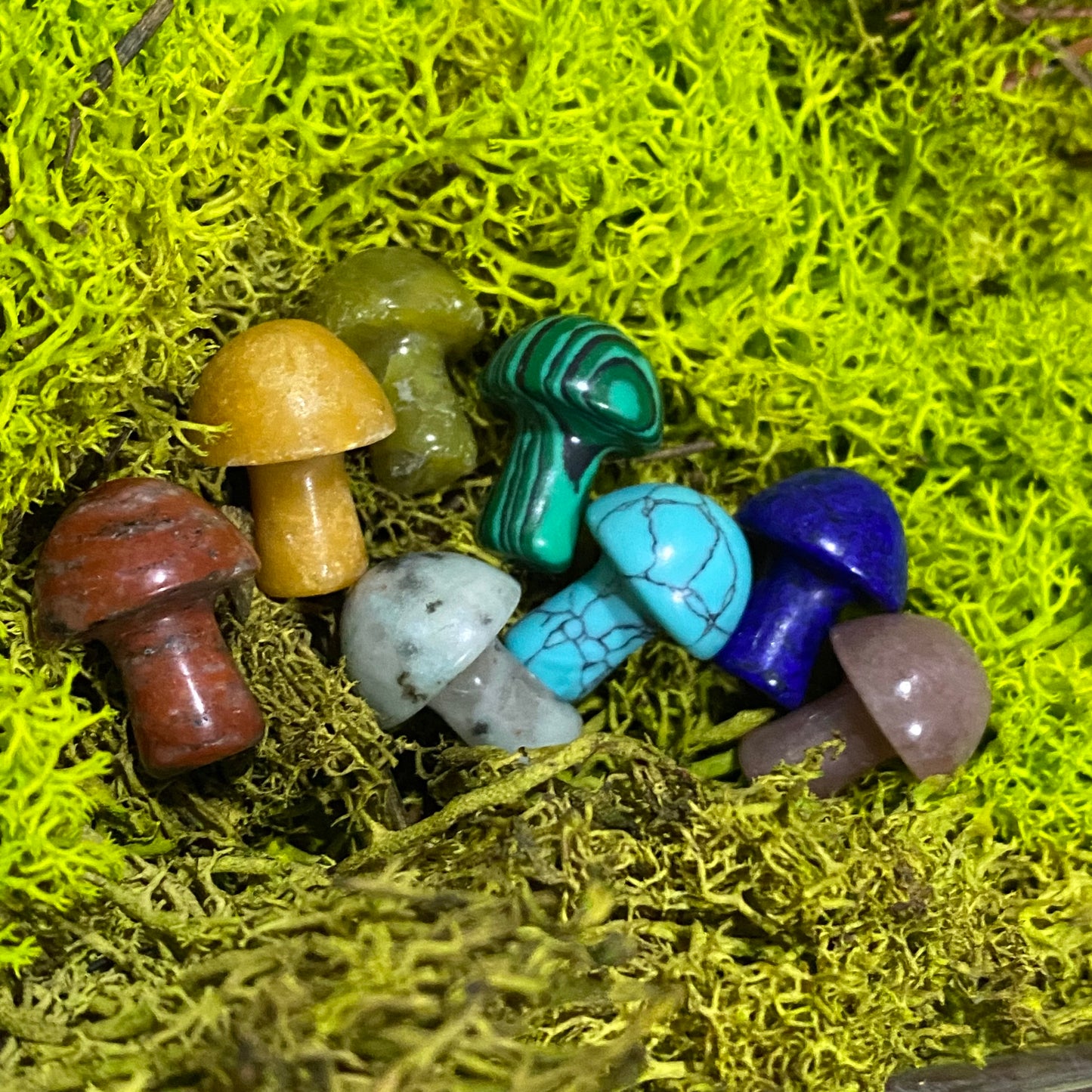 Mushroom Hand-cut Crystal Gemstone & Stones